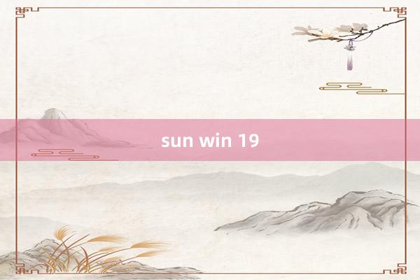 sun win 19