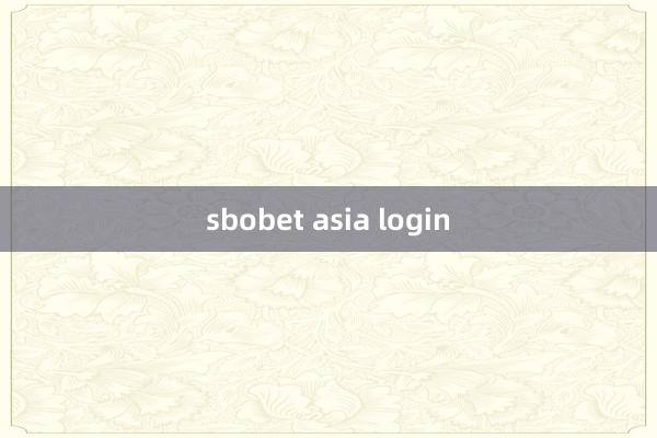 sbobet asia login