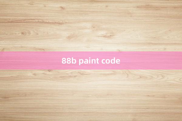 88b paint code