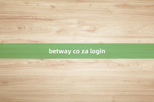 betway co za login