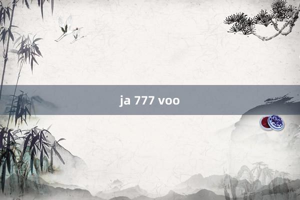 ja 777 voo